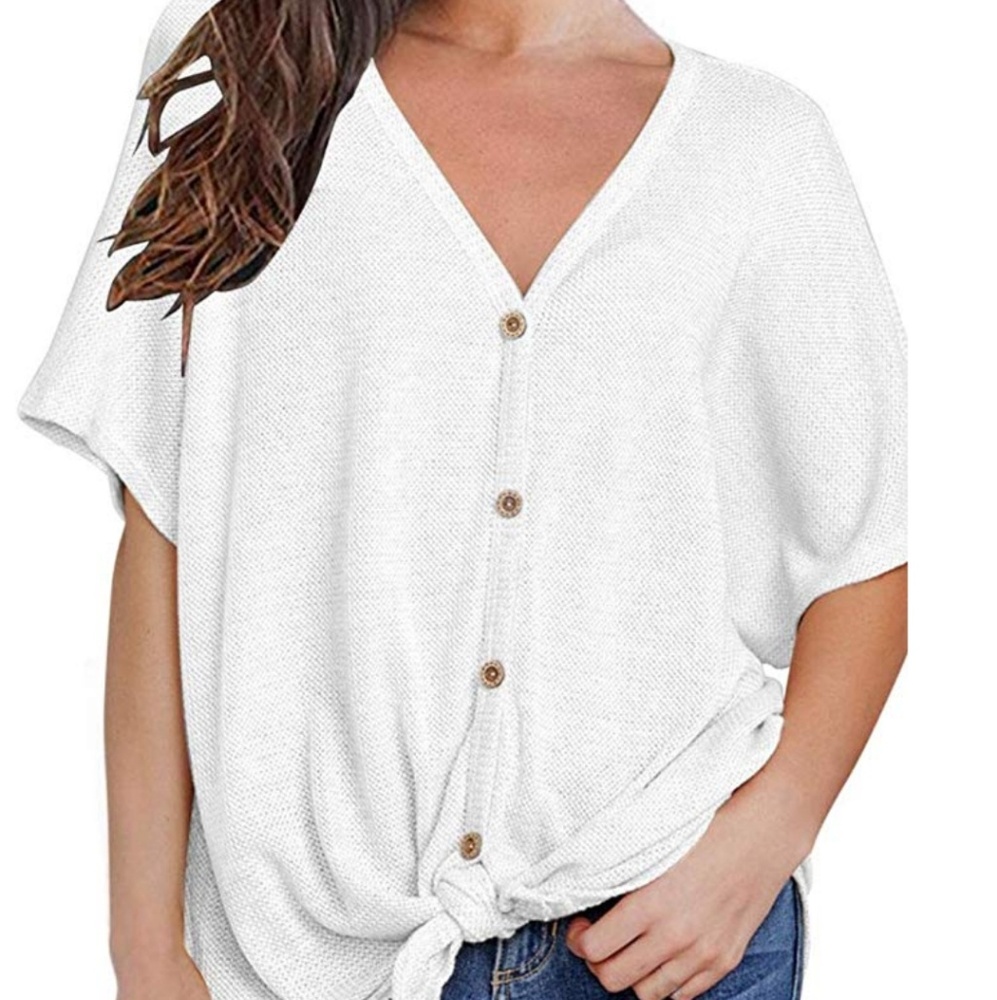Waffle knot top